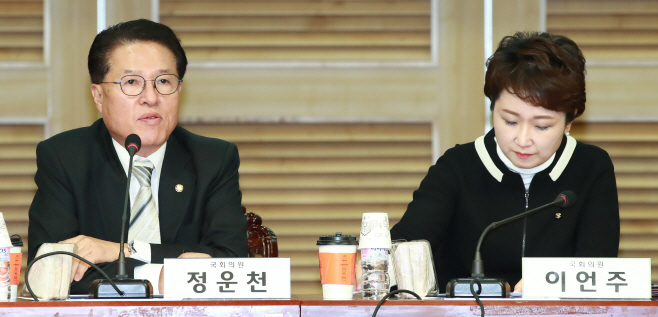 발언하는 정운천 의원