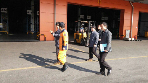 송탄소방서, 대형 창고 대상 현장 안전컨설팅 실시