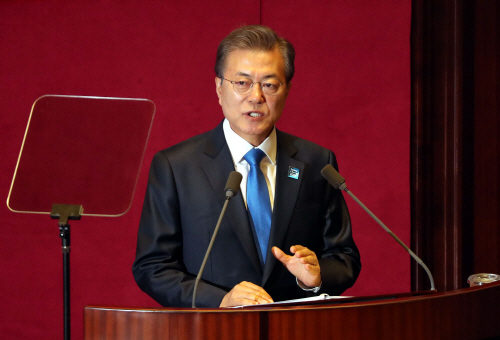 문 대통령, 국회 시정연설