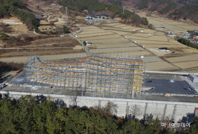 1214 세계최대 와불(누워있는 부처님) 공사재개(2)