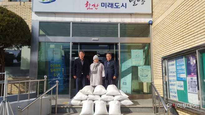 1215 무안면 무인사, 6년째 이어 온 ‘쌀 기부’ 나눔 실천