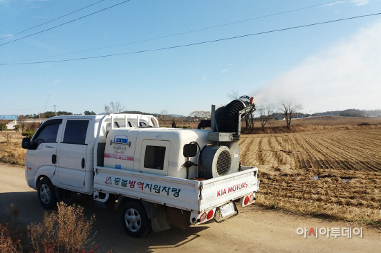 서산시 철새도래지 소독