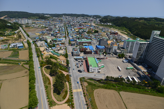 울진읍 항공사진)