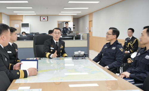 평택 해군 2함대, 중부해경 서해5도 특별경비단 방문