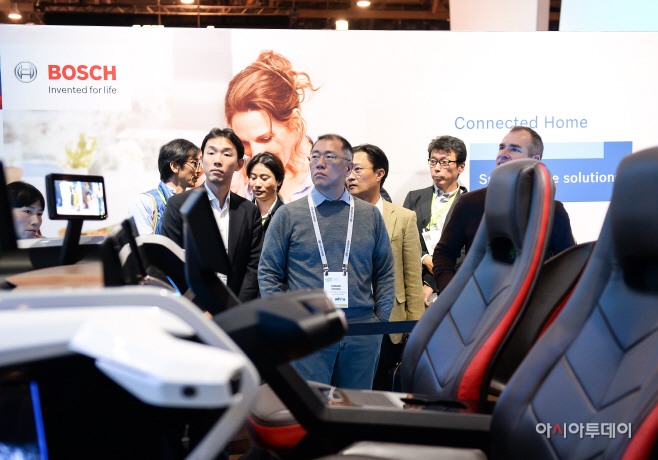 1801 (참고자료) 정의선 부회장 CES 현장경영(1)