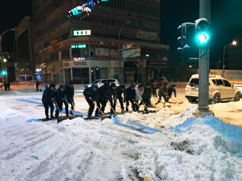 목포시 전직원 동원해 재설작업 실시