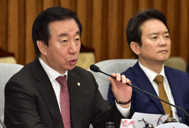 [포토] 김성태 '문재인 대통령...분노 앞세우면 그게 정치보복'