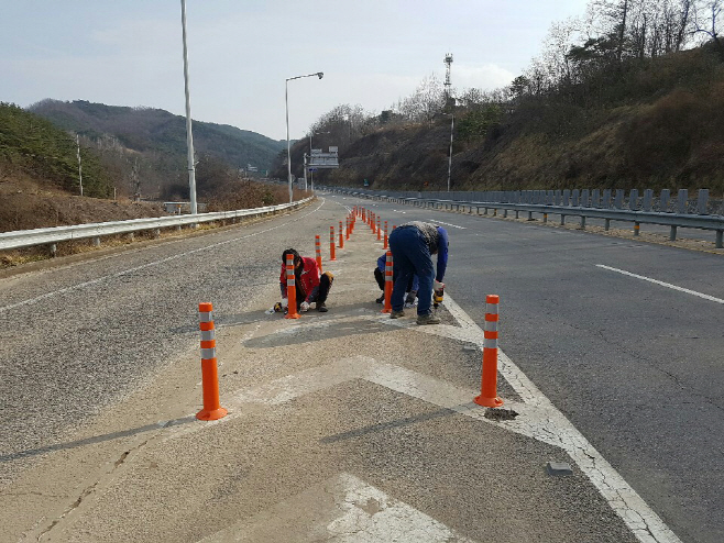 청송군, 설맞이 도로정비 ‘착착’1)