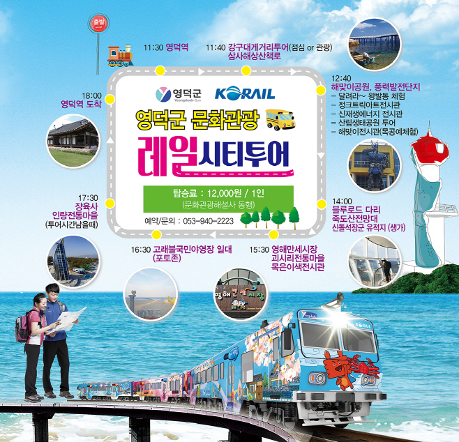 영덕 레일시티투어 코스