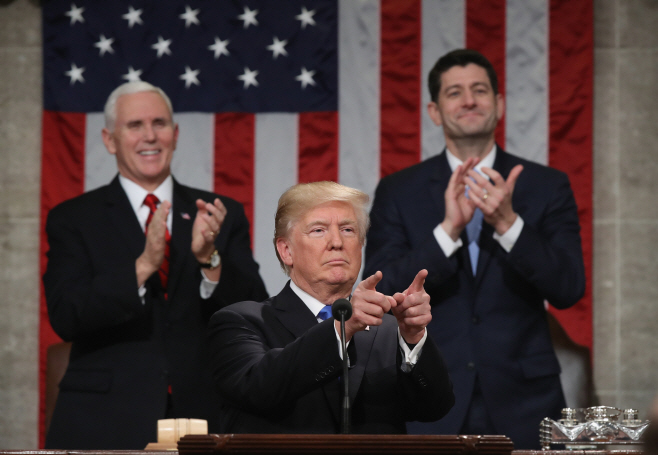 USA TRUMP STATE OF THE UNION <YONHAP NO-3284> (EPA)
