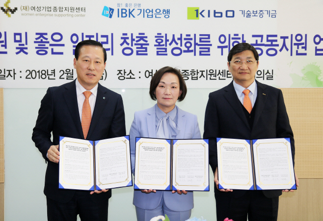 여성기업 성장지원 일자리창출 업무협약