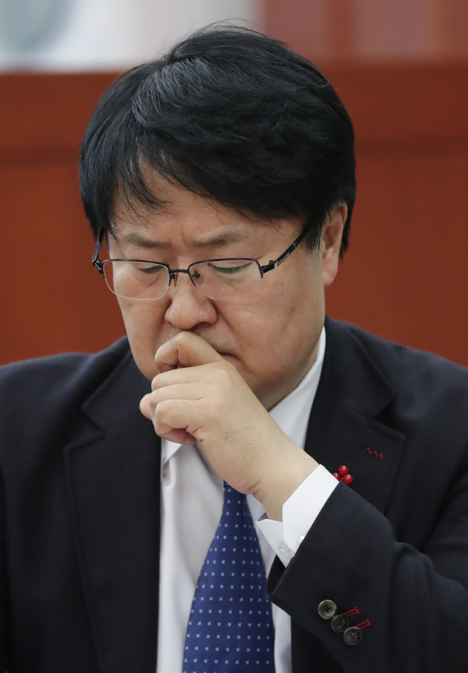 원내대책회의 참석한 송기석<YONHAP NO-1684>