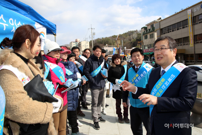 0212 밀양시, 가뭄극복 공동캠페인 실시(2)