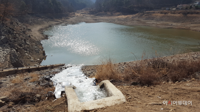 마흘저수지 양수저류 전경