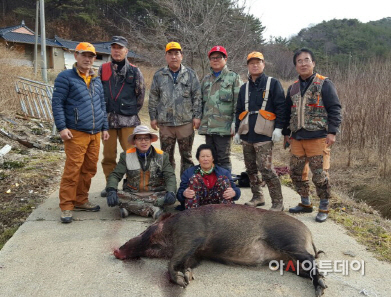 유해 야생동물 피해방지단 및 멧돼지 기동포획단 운영