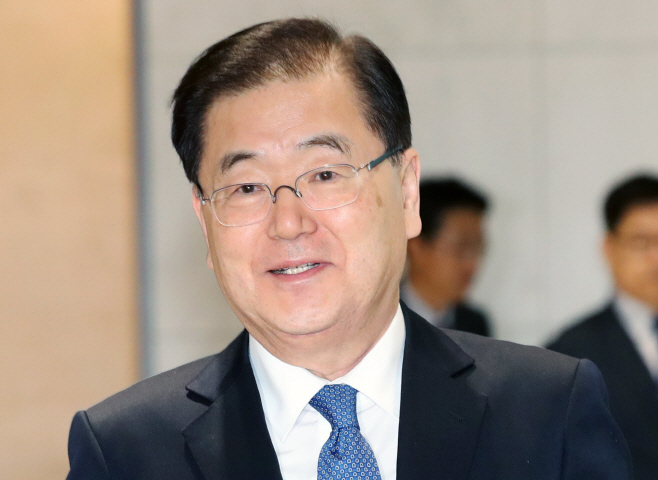 '특사외교' 마무리하고 귀국하는 정의용 실장