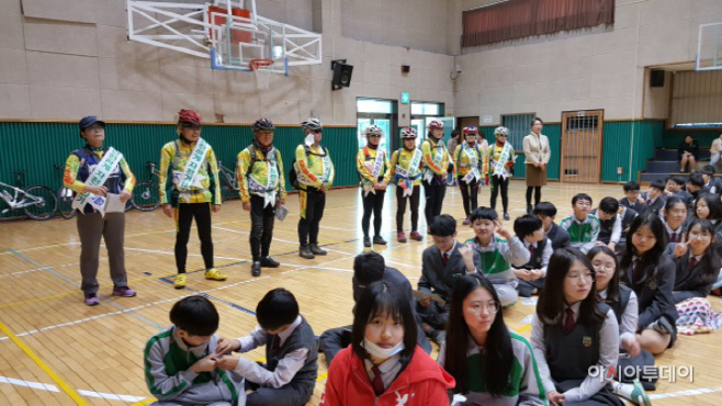 구리시 ‘학교로 찾아가는 자전거안전교육’