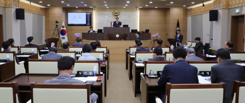 제198회 평택시의회 임시회 개회