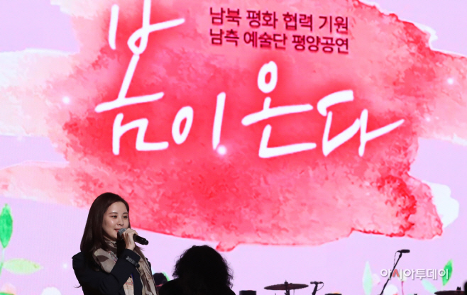 남북평화협력기원 남측예술단 평양공연