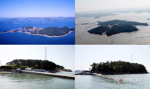 서산시 고파도, 웅도, 우도, 분점도 전경
