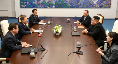 마무리발언하는 남북정상