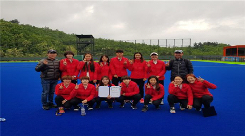 평택시청 하키팀, 제37회 협회장기 전국하키대회 준우승