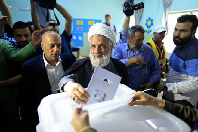 Lebanon Elections <YONHAP NO-3723> (AP)