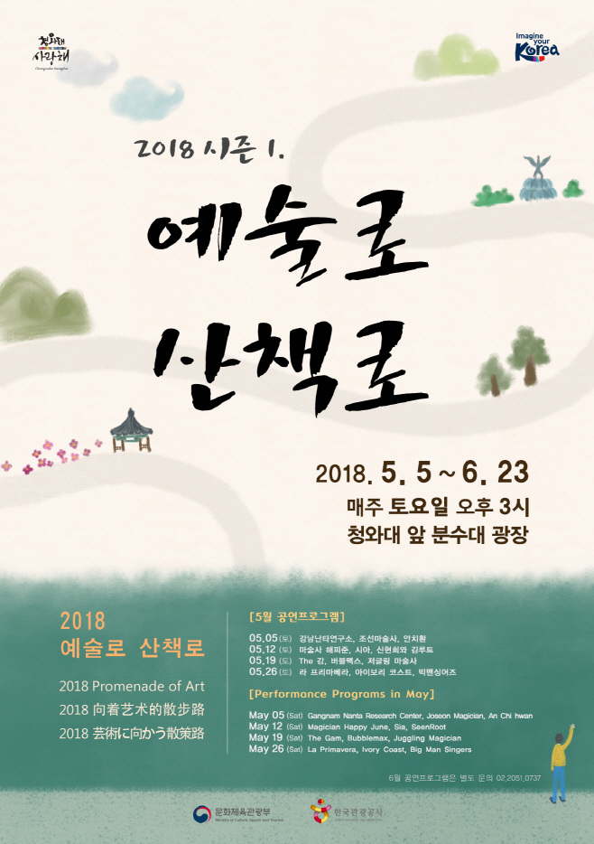 여행 브리핑/ 2018 예술로산책로 포스터
