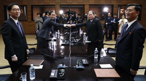 남북고위급회담 시작