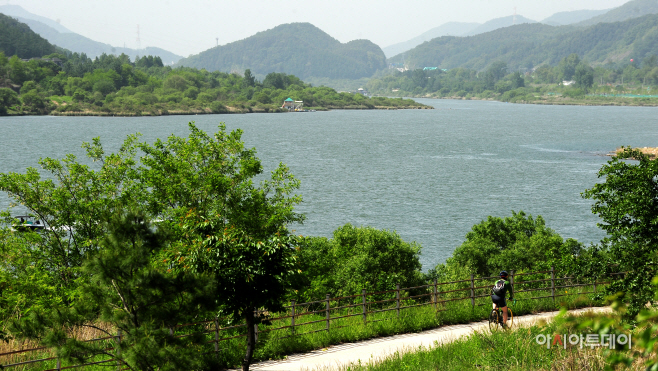 여행/ 북한강변 자전거도로