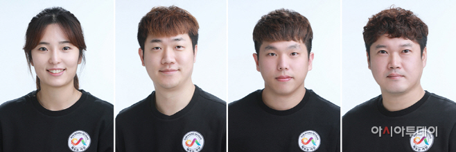 국가대표 선발된 서산시청 사격팀