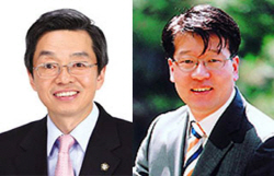 김현 대한변호사협회 협회장(왼쪽)과 정웅석 서경대 교수