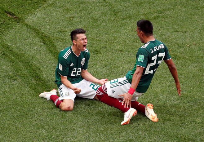 '아스텍 군단' 멕시코, 독일 1-0 제압