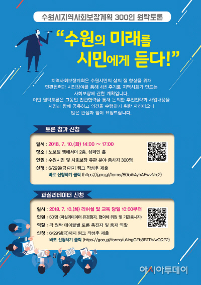 수원시, _제4기 수원시지역사회보장계획 300인 원탁토론_