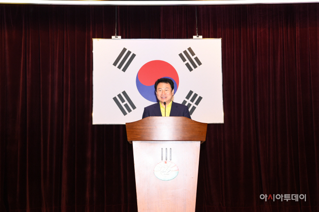 안승남 구리시장 전 직원 대상 첫 월례조회 키워드는 ‘함께’