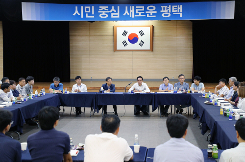 정장선 평택시장, 취임 첫 주 공직자와 소통의 시간 마련