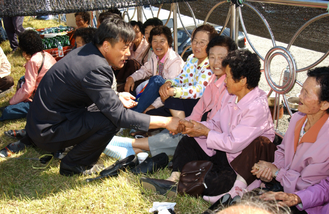 윤경희 청송군수,군민과 소