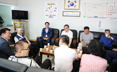 정장선 평택시장, 보훈회관·향군회관 방문