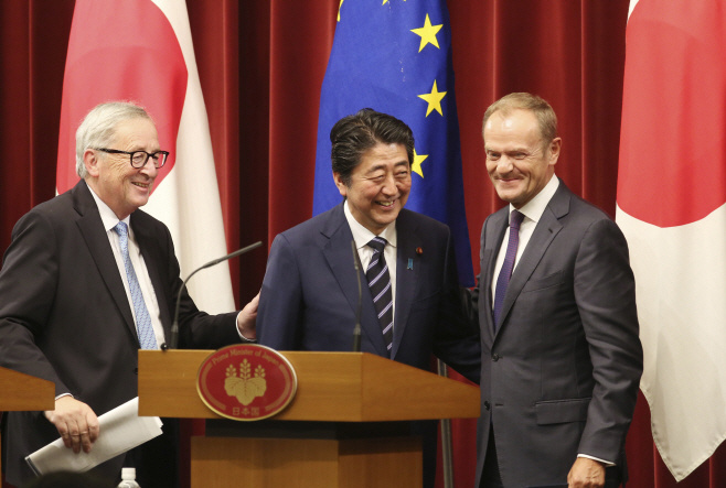 일본, EU와 자유무역협정 'EPA' 체결