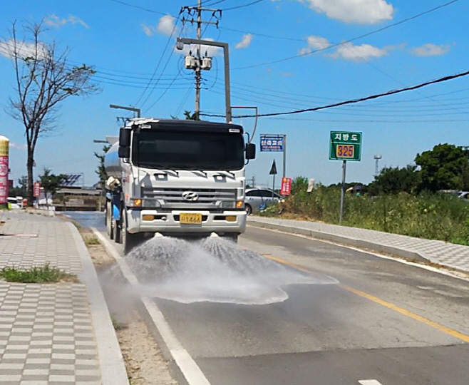 안성시, 삼죽면사무소 폭염대비 총력