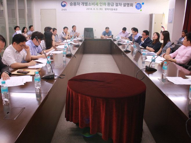 평택직할세관, 자동차 개소세 인하 환급절차 설명회 개최