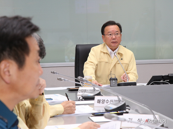 폭염대책회의 주재하는 김부겸 장관-3