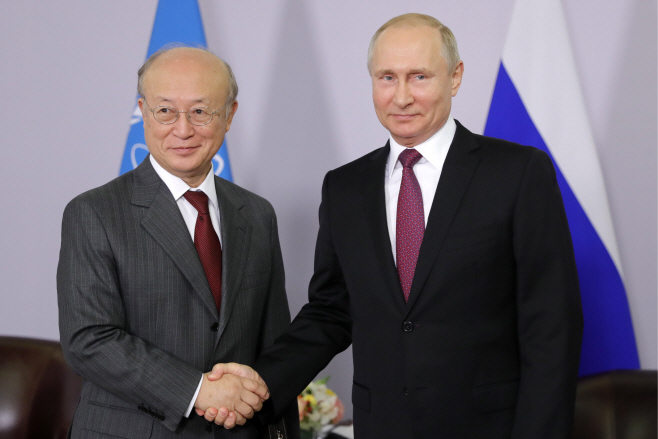 President Putin meets with IAEA Director General Amano in Sochi