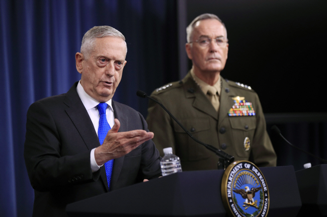 Pentagon Mattis Dunford