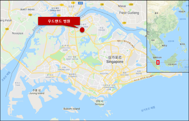 [대우건설] 싱가포르 WHC 병원 위치도 (1)