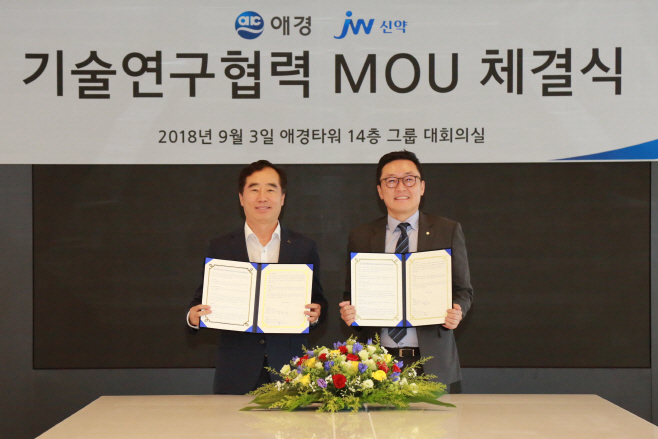 애경산업-JW신약 MOU 체결식-1