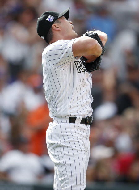 Giants Rockies Baseball <YONHAP NO-1270> (AP)