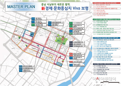1.대천 1,2동 원도심 도시재생 뉴딜사업 구상도
