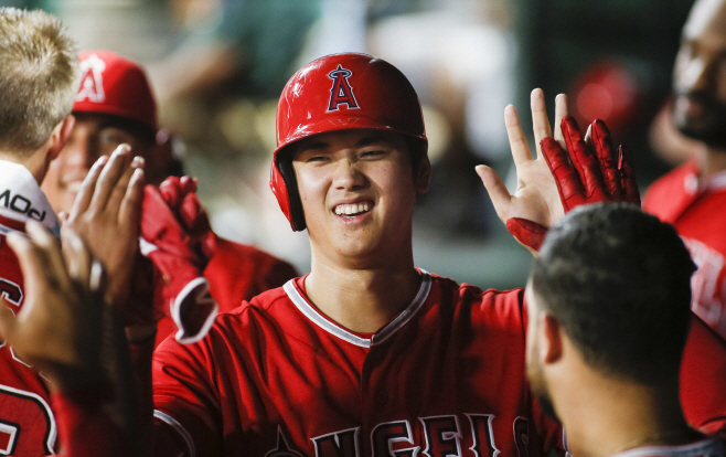 Angels Rangers Baseball <YONHAP NO-3225> (AP)