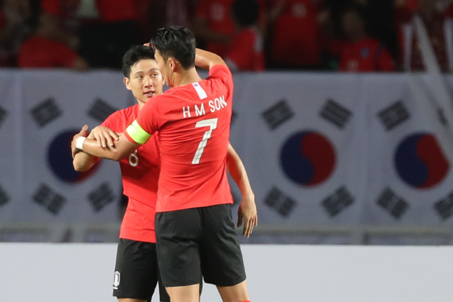 '내가 벤투 호 두 번째 골'<YONHAP NO-4976>